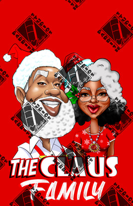 The Claus Family PNG