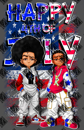 Freeman Boyz 4TH of July 4PK Bundle PNG