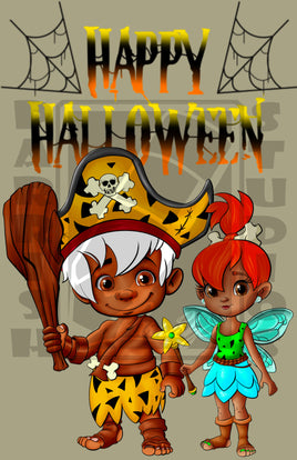 Flint Kids Halloween PNG