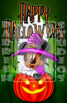 Minnie Halloween 4pk bundle PNG